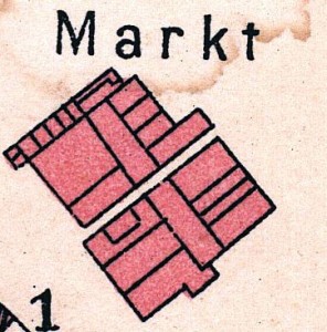 1925 rok – widoczny zarys sukiennic