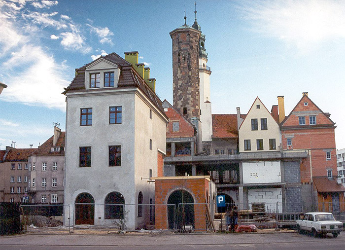 Budowa tretu (fot. zb. UM Lubań)