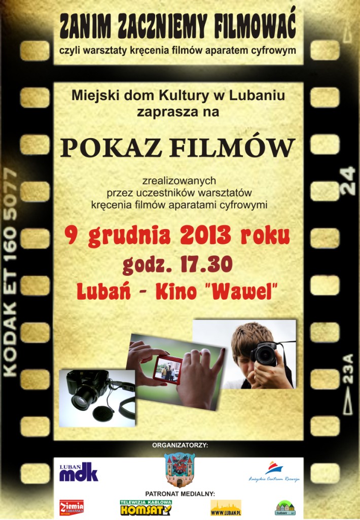 Zanim zaczniemy filmować - zaproszenie