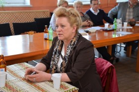Kierownik Dolnośląskiego Zarządu Melioracji i Urządzeń Wodnych we Wrocławiu, Oddział we Lwówku Śl. Elżbietą Jarosz.