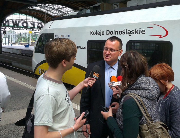 Prezes Zarządu Kolei Dolnośląskich Piotr Rachwalski