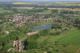Olszyna z lotu ptaka