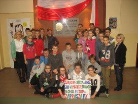 Wolontariusze ze szkoły w Pisarzowicach