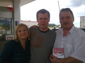 Z Krzysiem Respondkiem i żoną Jolantą