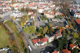 Dworzec PKS Z lotu ptaka