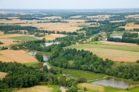 Gmina Wiejska Lubań z lotu ptaka