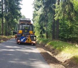 Trwają intensywne prace kończące modernizację drogi z Lubania do Przylasku