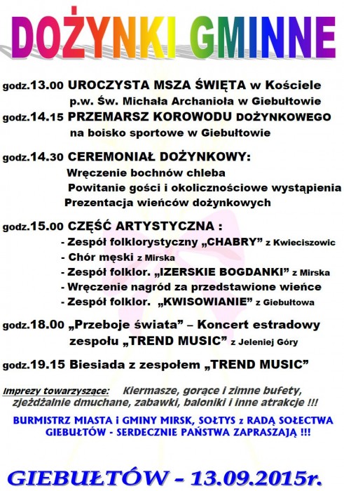 dozynki Mirsk