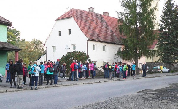 Zbiórka przed wyjazdem w Uniegoszczy