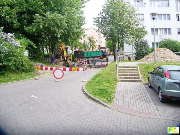 Widok ogólny ul. Wrocławska-Pl. Lompy